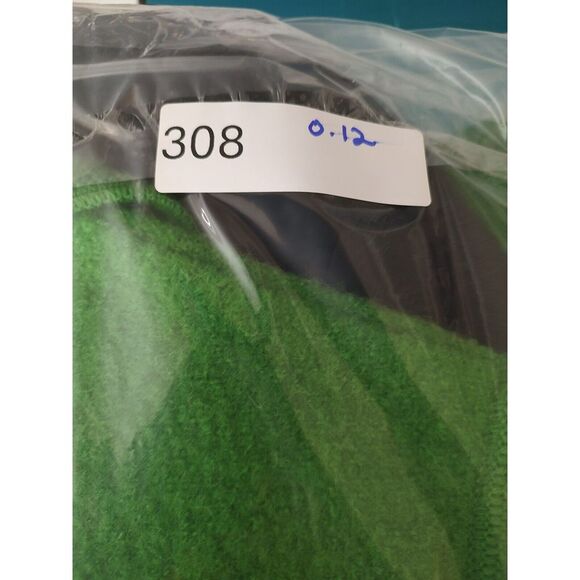 Lisa International Boiled Wool Green Vest sz L Christmas Santa Embellished - Picture 10 of 10